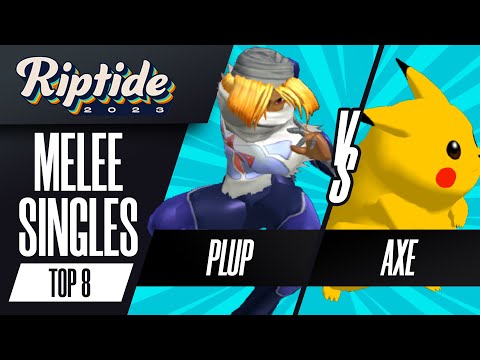 Plup (Sheik) vs Axe (Pikachu) - Melee Singles Top 8 - Riptide 2023