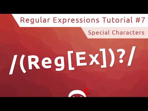 Regular Expressions RegEx Tutorial 1 What is RegEx