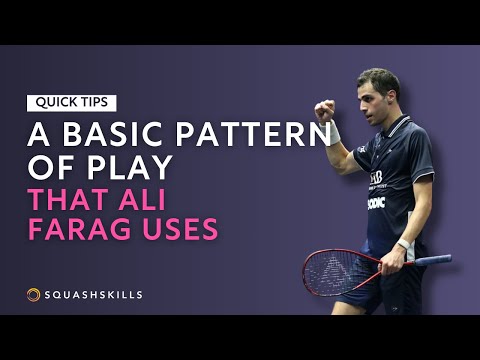 Squash Tips: A Basic Pattern of Play That Ali Farag Uses