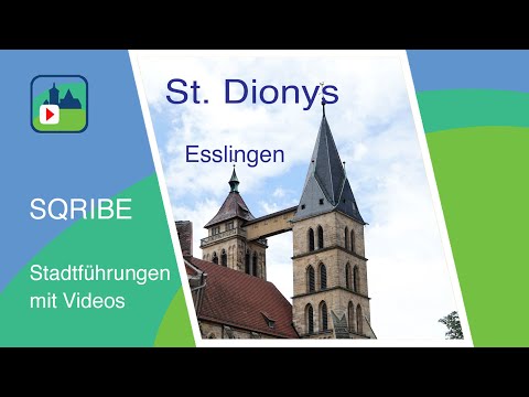 St. Dionys in Esslingen - wenn sich der Kirchturm bedenklich neigt.