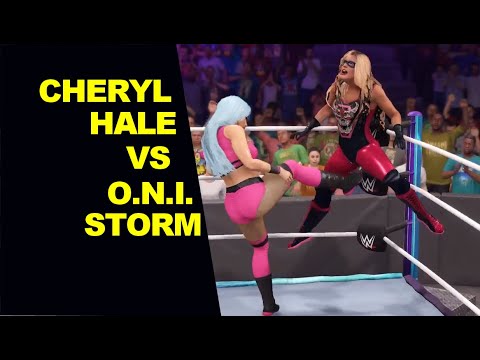 WWE 2K22 Cheryl Hale vs O.N.I. Storm - Extreme Rules