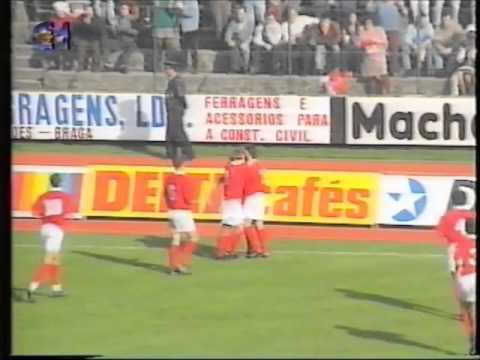 Benfica 3 - 1 União da Madeira - Campeonato 94-95