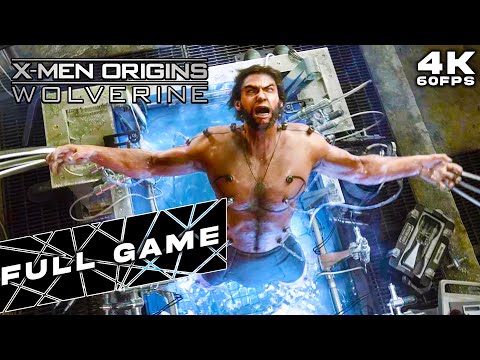 X-MEN ORIGINS WOLVERINE Game Walkthrough (4K 60FPS FULL GAME)