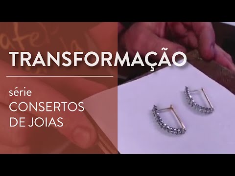 TRANSFORMAÇÃO DE ALIANÇA EM PAR DE BRINCOS - série CONSERTOS DE JOIAS