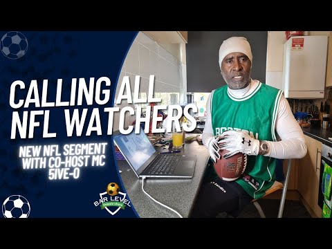 MC 5IVE-0 CALLS FOR NFL FANS TO COME JOIN ON EVERYTHING NFL | feat MC 5ive-o | Bar Level Debate Show