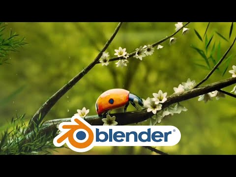 Forest Made in Blender