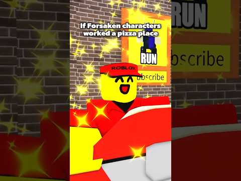 Forsaken x Work At A Pizza Place #roblox #shorts #robloxanimation #funny #robloxmemes