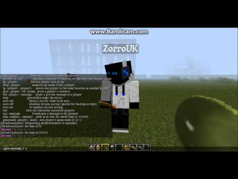 Minecraft multiplayer tutorial : how to change gamemodes, teleport, spawn things and much more
