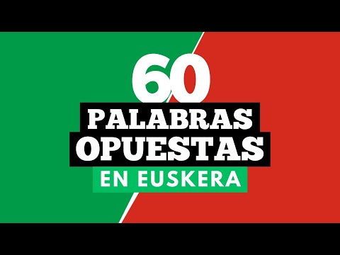 60 Opposite Words in Basque – Learn Basic Basque