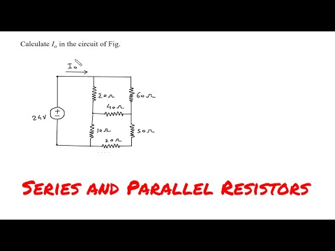 Series and Parallel Resistors : Calculate Io in the circuit of Fig | Circuit Analysis