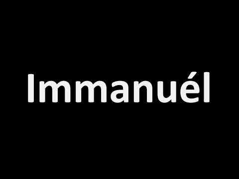 How to Pronounce Immanuél (Hebrew) עמנואל