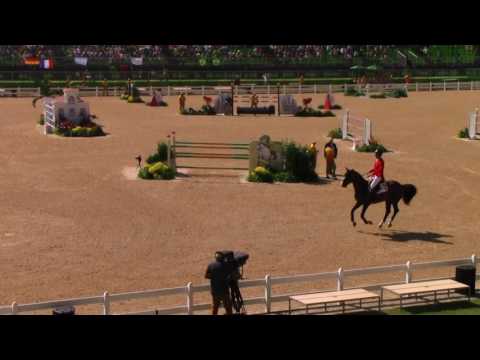 Rio 2016 - Germany's Christian Ahlmann - 1st individual qualifier