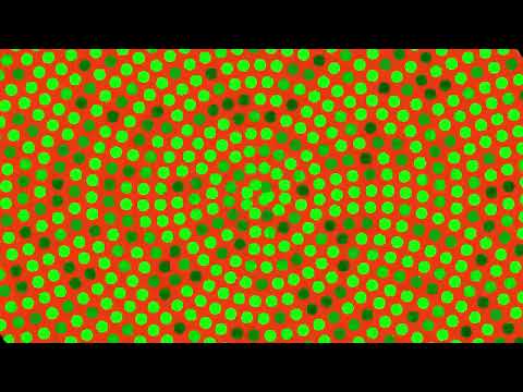 Espiral Mágica Hipnose - Espiral Mágica Bolinhas Verdes - Ilusão Ótica - Olhe No Centro da Espiral