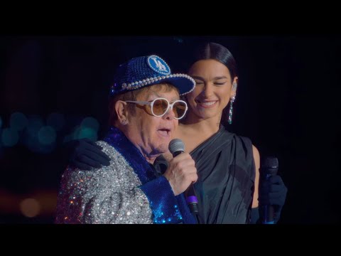 Elton John & Dua Lipa LIVE 4K - Cold Heart (Dodger Stadium - LAST SHOW IN USA) | 2022