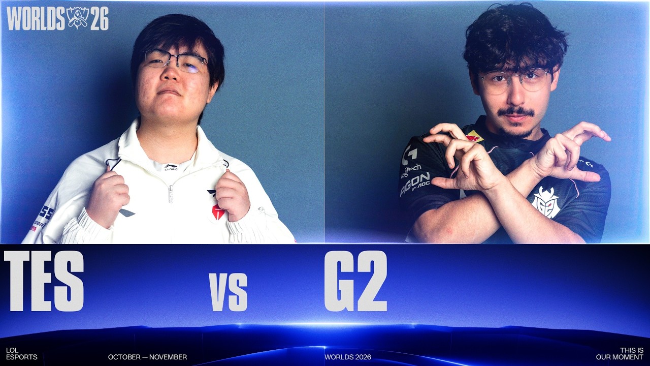 Vídeo: 🎬 TES vs. G2 | WORLDS 2026 | Swiss Stage | Day 07