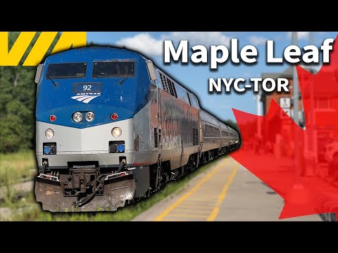 Amtrak to Canada! Business Class on Maple Leaf - New York to Toronto
