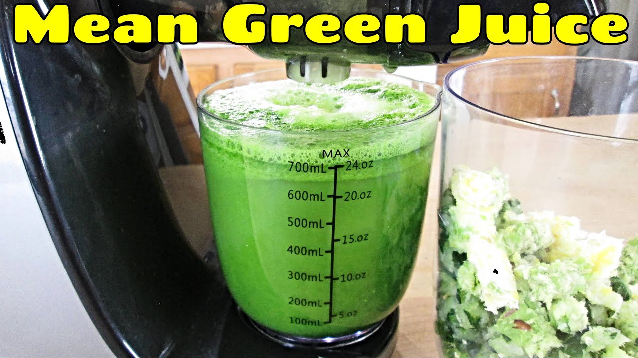 Mean Green Juice Recipe - Detox and Weight Loss - PoorMansGourmet