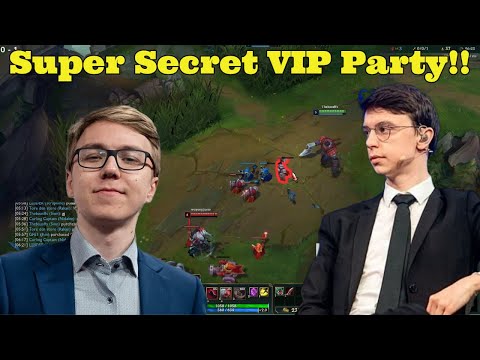 Caedrel Got TheBausffs Into A Super Exclusive LEC Party!!