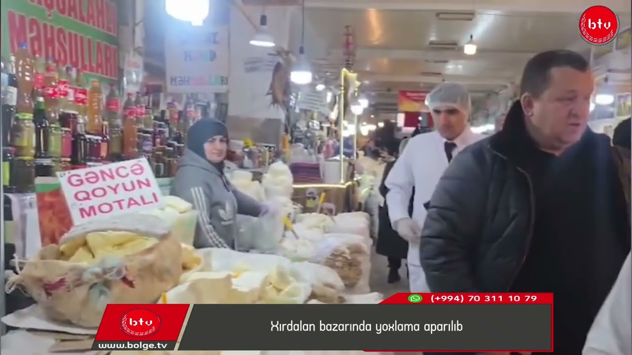 Xırdalan bazarında yoxlama aparılıb