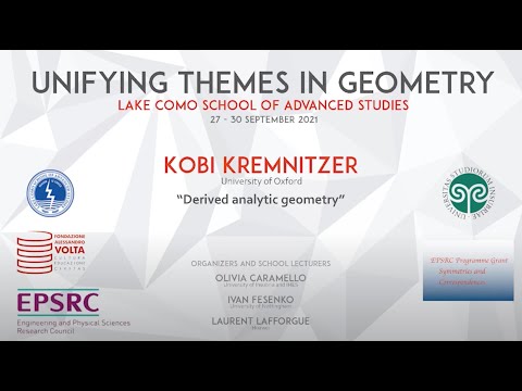 Kobi Kremnitzer: “Derived analytic geometry”
