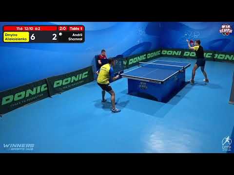 09:30 Dmytro Alieksieienko 3-0 Andrii Shamrai West 1 WIN CUP 09.12.2022 | TABLE TENNIS WINCUP