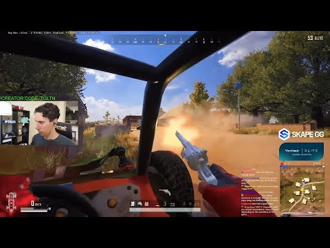 TGLTN rushes everyone on the NEW MAP (until he gets sniped out of a vehicle...)
