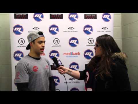 Chris Wong Post Game Interview - Melbourne Ice versus Sydney Bears 23rd August 2015