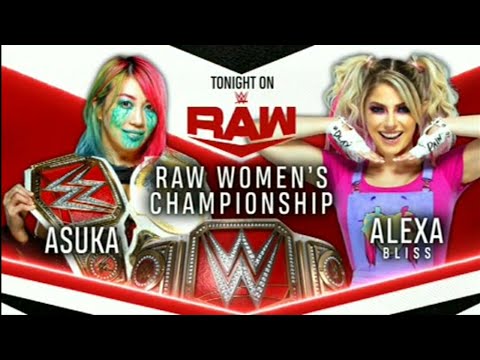 Asuka vs Alexa Bliss Campeonato Femenino Raw - WWE Raw 25/01/21 Español latino