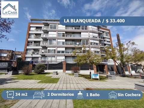 Alquiler en La Blanqueada de Apartamento de Un Dormitorio con Jardín Cerrado