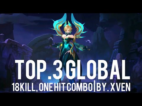 18 Kills, Eudora One hit combo | Top.3 Global Eudora by Xven | Mobile Legends