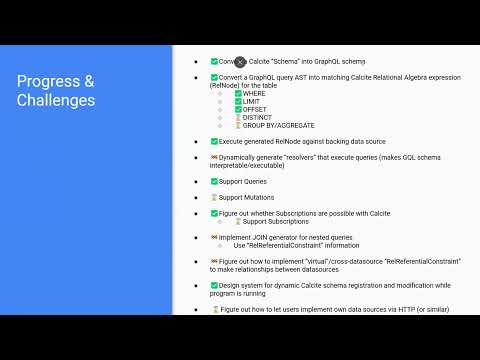 GraphQL for Apache Calcite