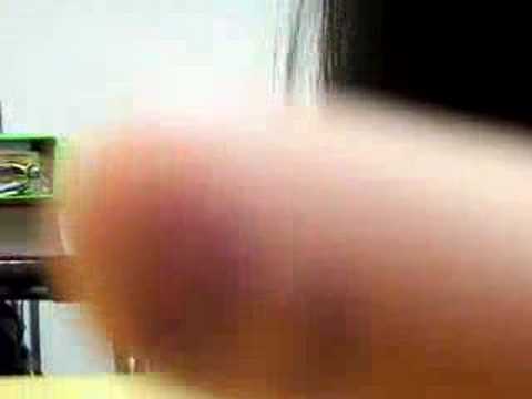 Kristine and Aman: smiley fingers.