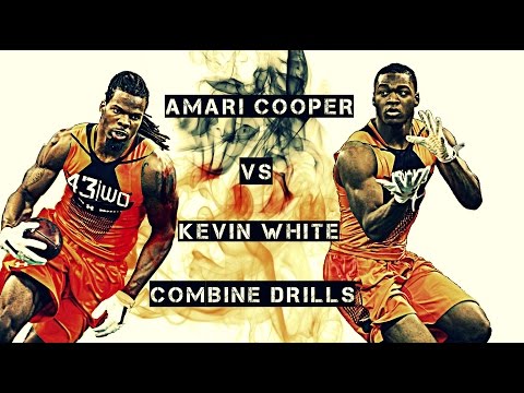 AMARI COOPER VS KEVIN WHITE || 2015 SCOUTING COMBINE