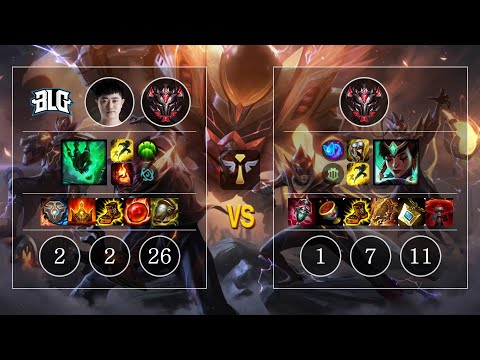 BLG Jinjiao Thresh vs Karma Sup - KR Patch 10.12