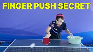 STOP POPPING UP! The Finger Secret to Heavy Table Tennis Pushes