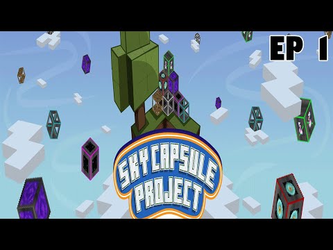 BRAND NEW RESOURCE GENERATION! EP1 | Minecraft Sky Capsule Project [Modded Questing SkyBlock]