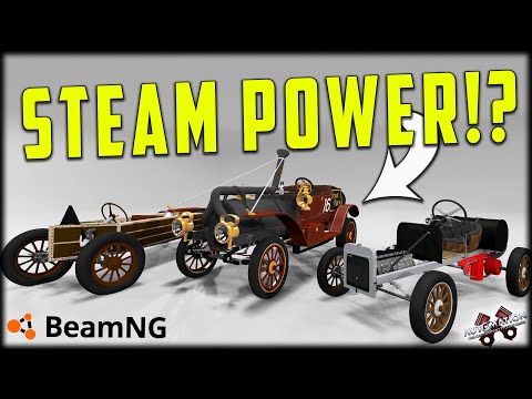 We Built Reallllly Old Race Cars... Then Raced Them In BeamMP!! Automation - BeamNG