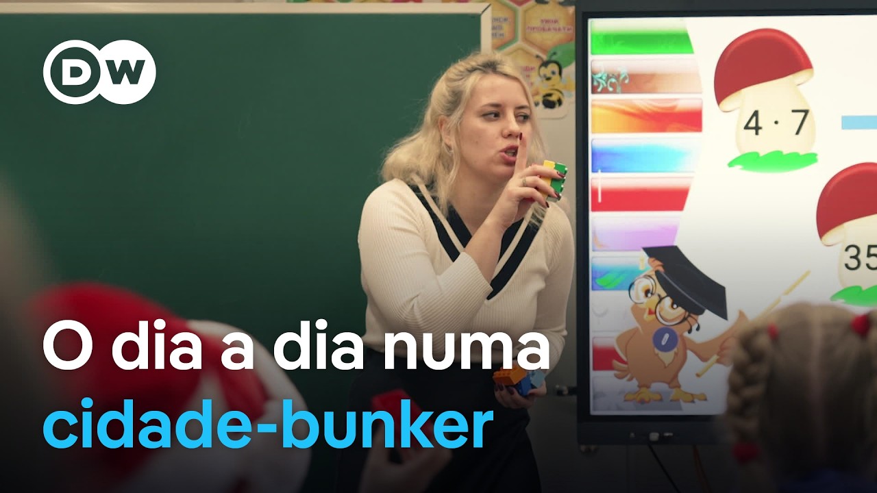 A cidade ucraniana que aprendeu a viver embaixo da terra