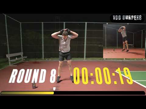 Do 100 Burpees in 10 Minutes (Intermediate)