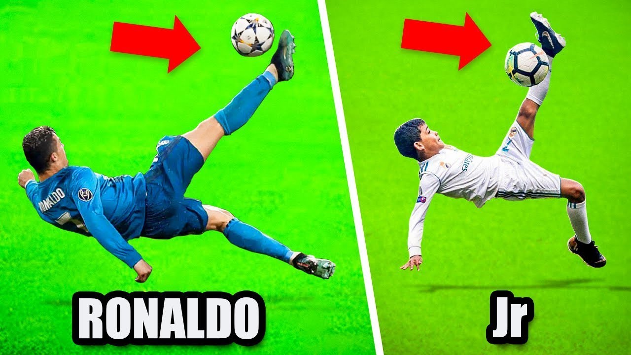 AS Vezes que Ronaldo Junior copiou Cristiano Ronaldo