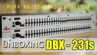 Video thumbnail for UNBOXING DBX 231s 31-BAND EQUALIZER by Fusion Cube Music