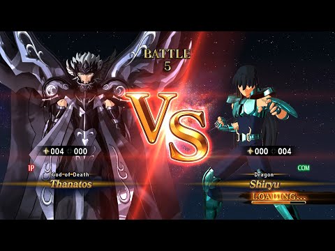 Thanatos (Surplice) vs Shiryu (Dragon Bronze Cloth) - Saint Seiya: Soldiers' Soul