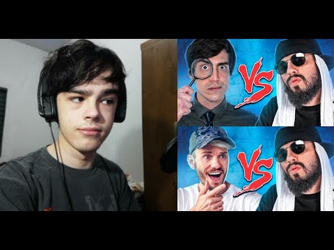 REACT Metaforando Vs. Mussoumano / Brancoala Vs. Mussoumano - Batalha de Youtubers
