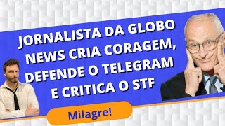 Jorge Pontual, da Globo News, não aguenta e fala a verdade sobre o Telegram e o STF!