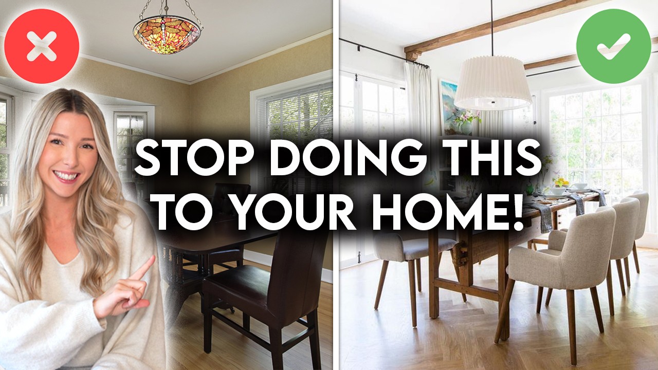 10 COMMON INTERIOR DESIGN MISTAKES + HOW TO FIX THEM