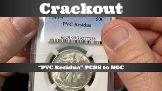 Crackout Challenge - PCGS says &quot;PVC Residue&quot;, what does NGC say? 1899-O MS65 Morgan crackout regrade