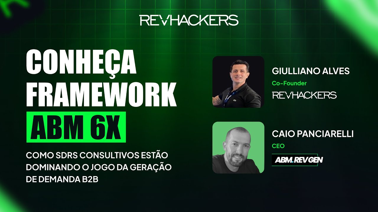 ABM Framework 6x: Como SDRs Consultivos Estão Dominando a Geração o jogo da Geração de Demanda B2B