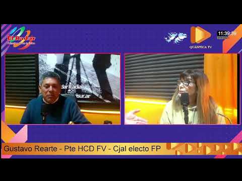 F. Varela - Gustavo Rearte: ¨Estamos y vamos a seguir estando para escuchar al vecino¨