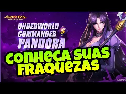 Os Counters da Pandora Comandante do Submundo - Saint Seiya Awakening