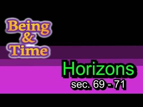 Horizons & the World | Heidegger | Being & Time